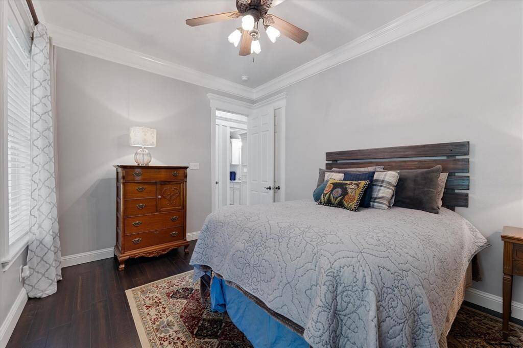 All secondary bedrooms have huge walk in closets! this bedroom in on main floor
