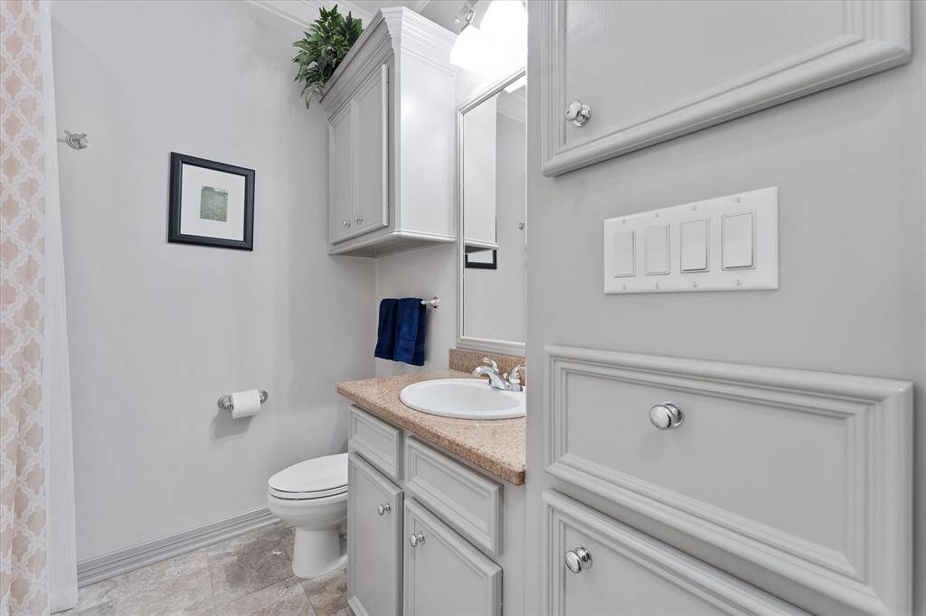 Secondary bathroom located on main floor