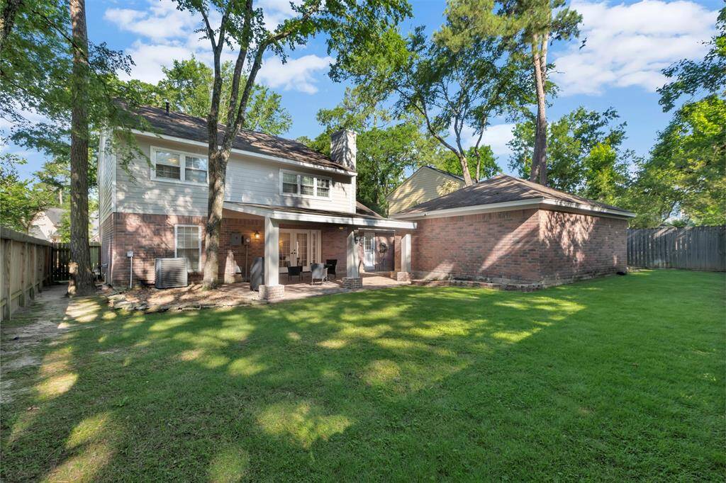 Nice sized backyard on a corner lot