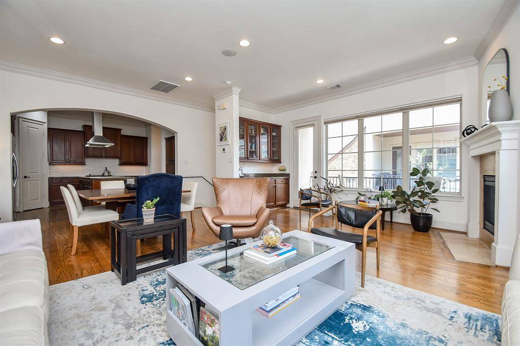 Open concept living.