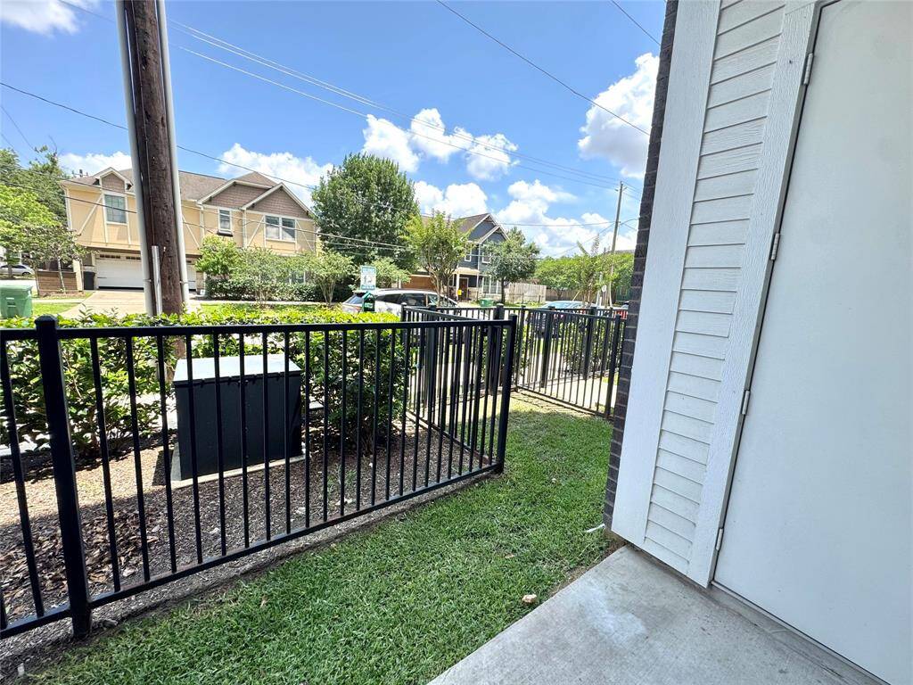 Private yard