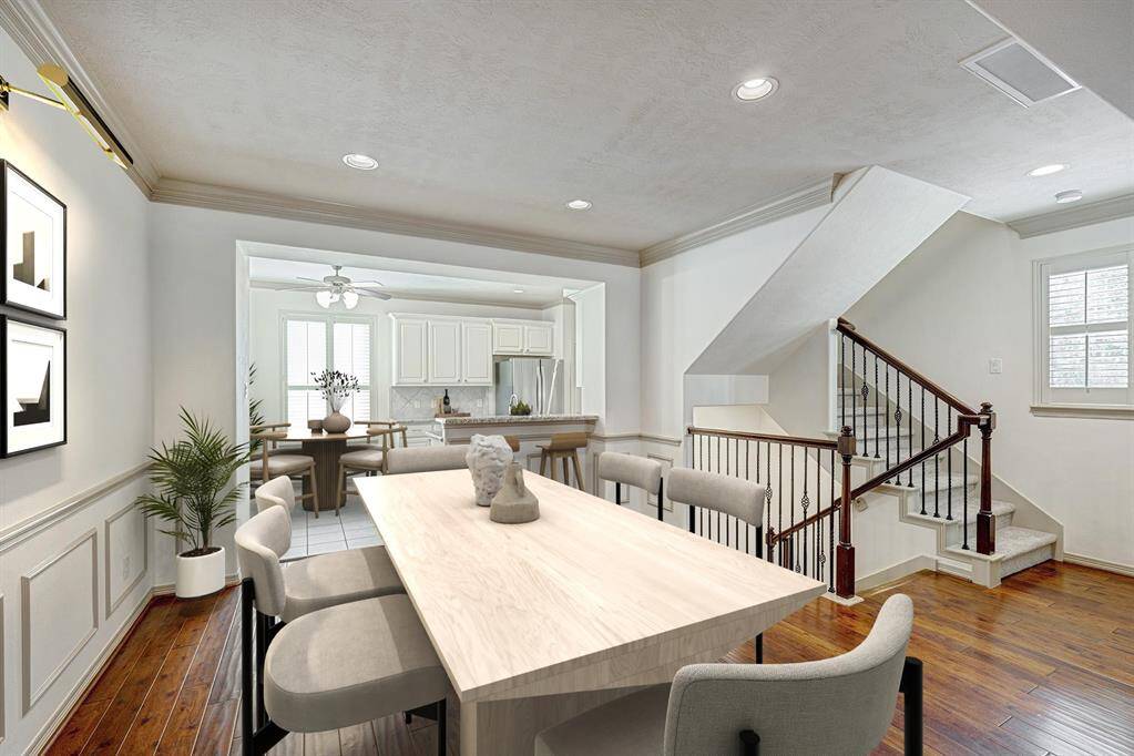 Welcome to 4018 Childress! It has all the walkability. Fantastic dining space that opens to living makes for great entertaining.