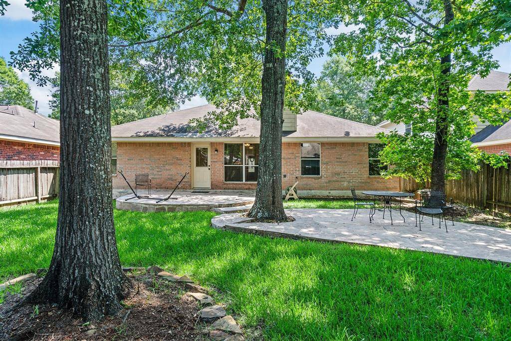 Large fenced backyard!