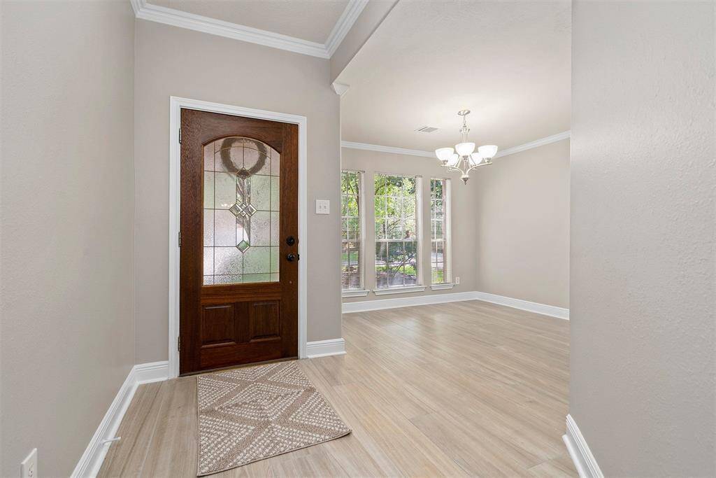 Formal dining to the left as you enter through the front door!