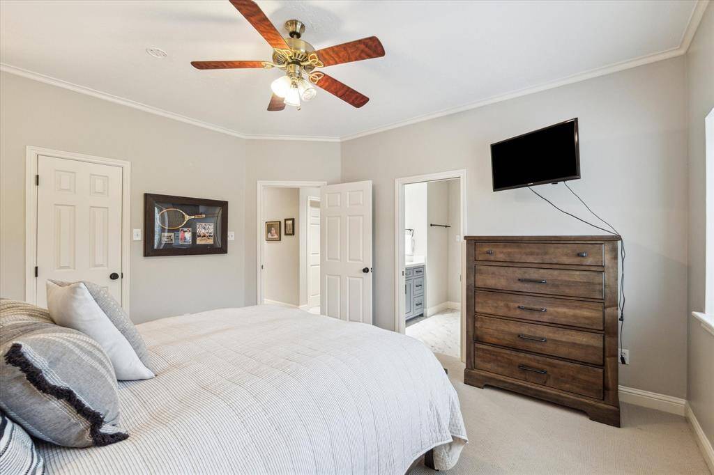 Another secondary bedroom. This one also overlooks the back yard.
