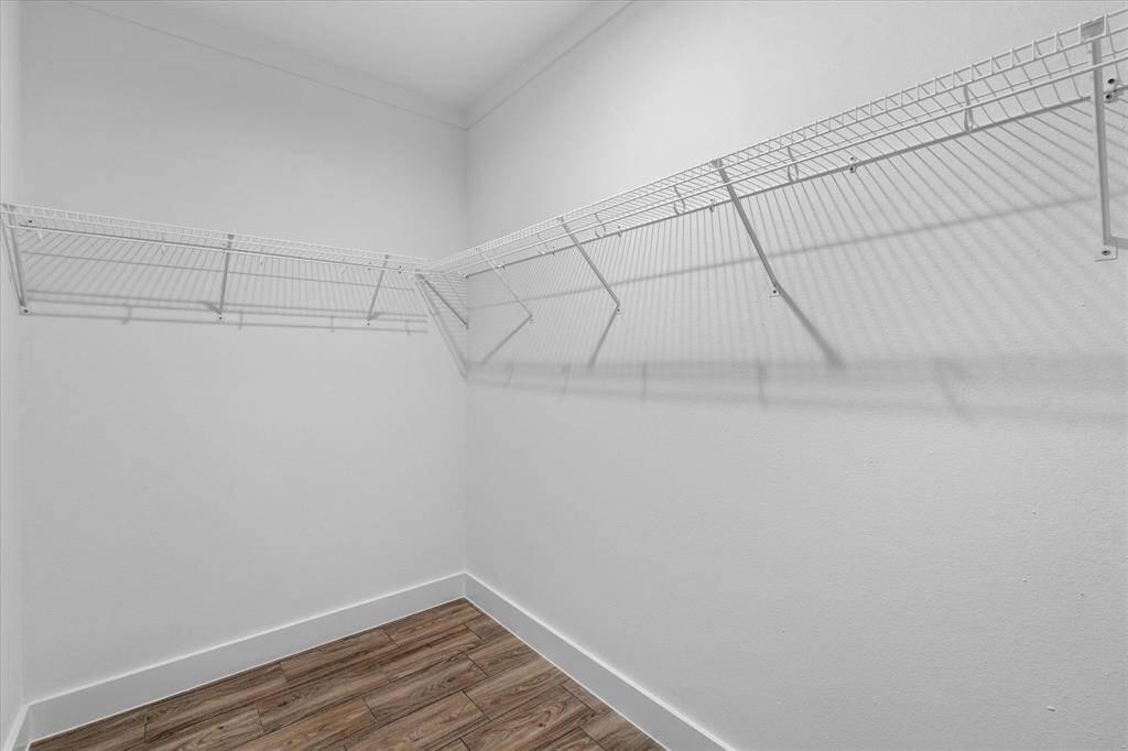Primary walk in closet