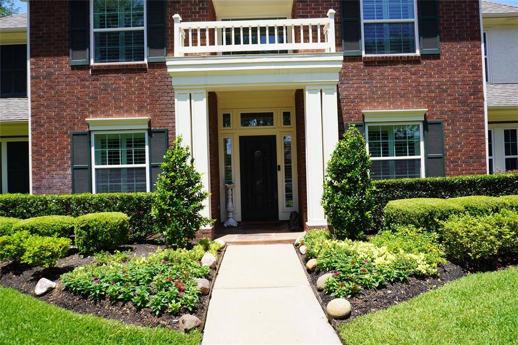 Inviting entryway.