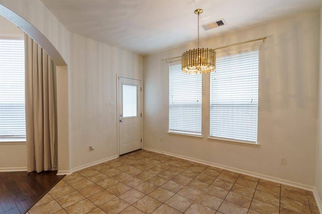 Bright open Breakfast Room.