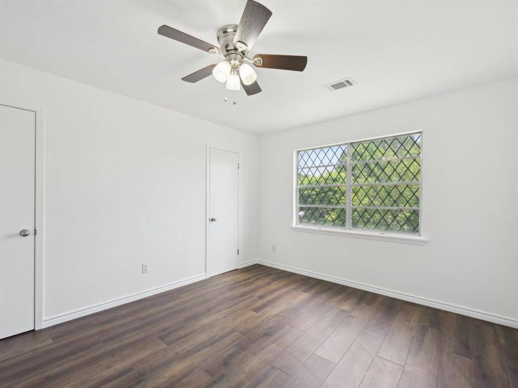Bedroom 3 has two closets, so there is no shortage of storage space.