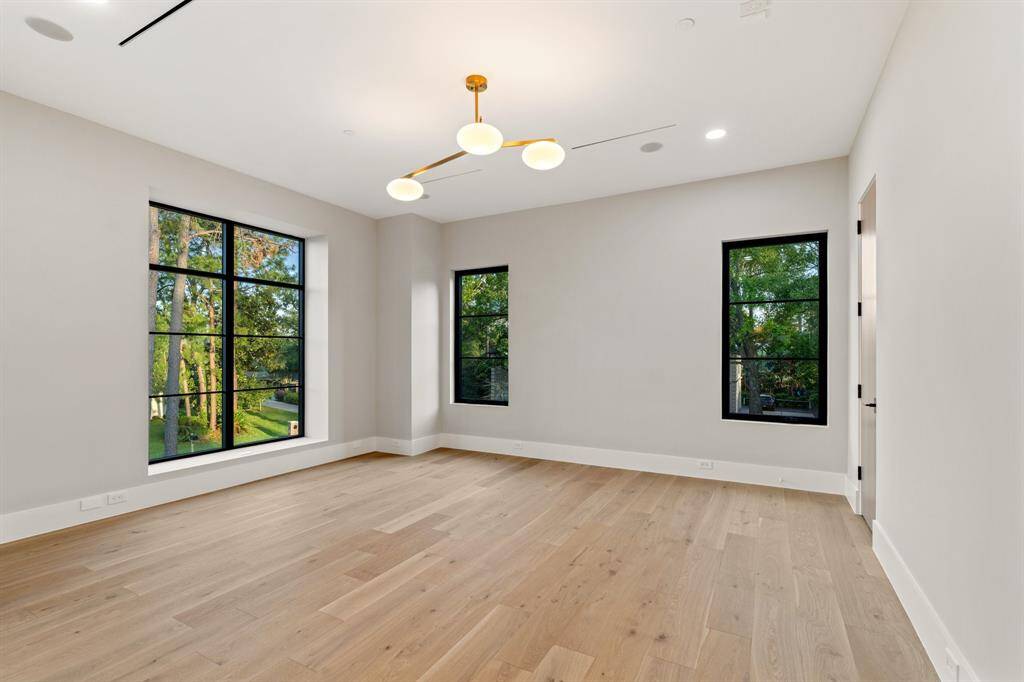 Perfect as a media room or 17-foot by 15-foot sixth bedroom, this space features southern and eastern outlooks, a roomy closet and direct access to a semi-private bathroom.
