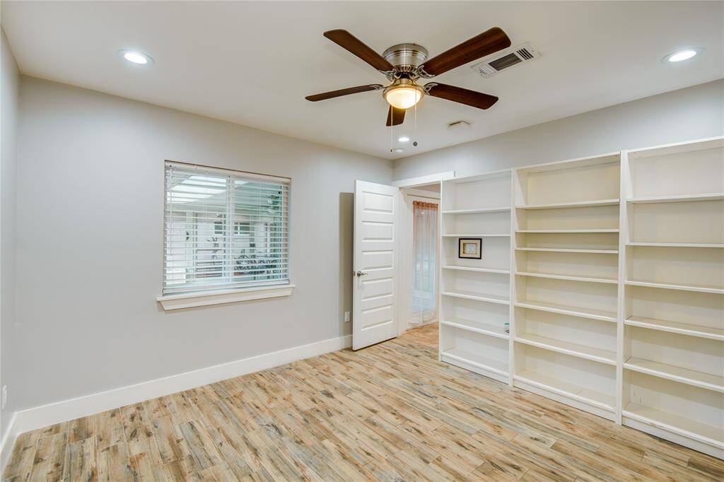 5th bedroom doubles as an office space
