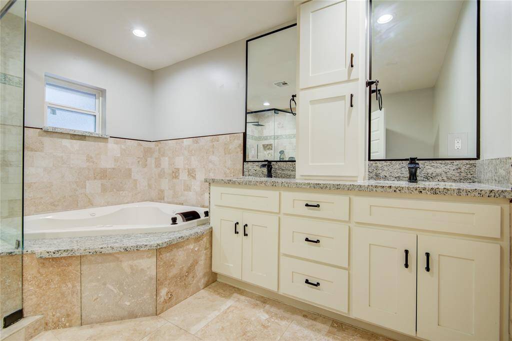 Double vanity & more custom cabinetry