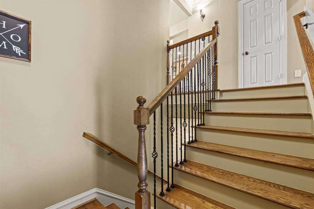 Easy access to the second floor.