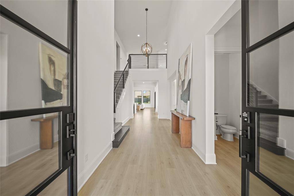 Entry through the front door