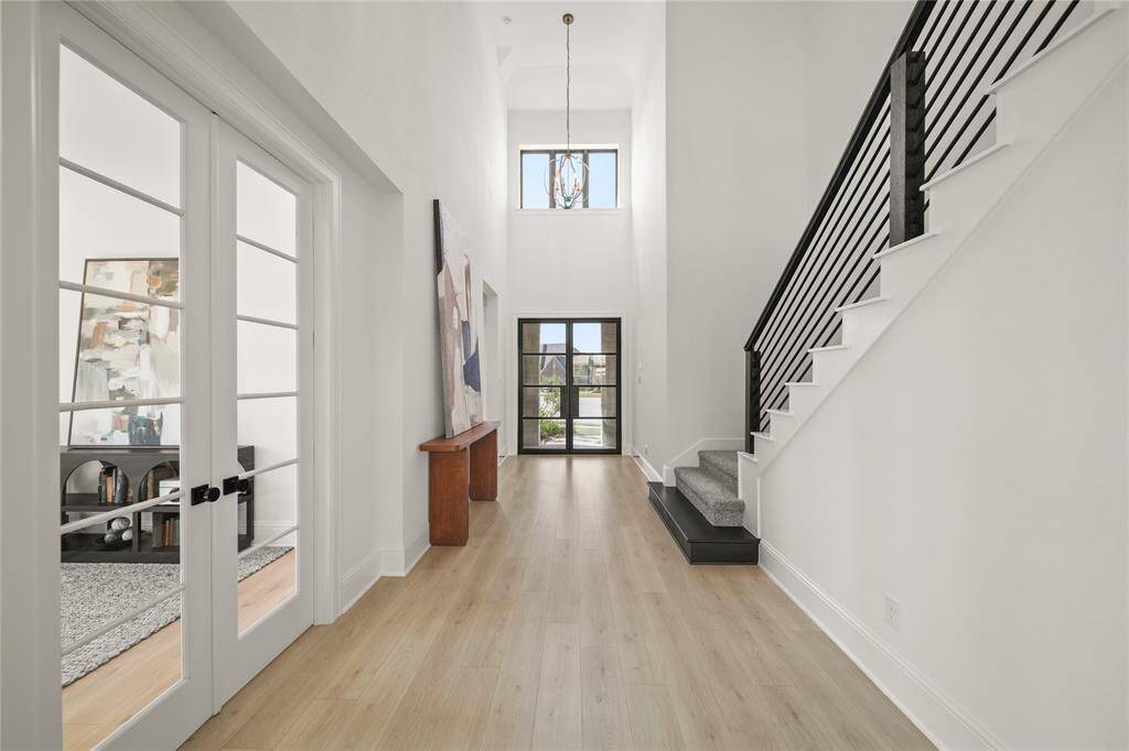 View facing the front door