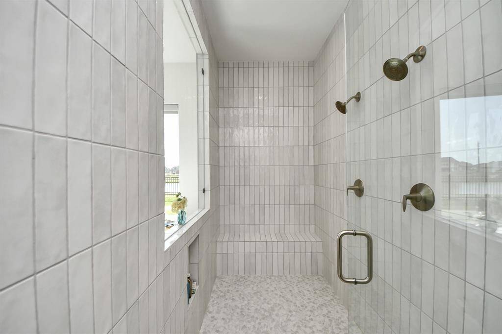 Oversized walk-in shower!
