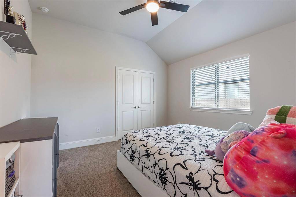 2nd bedroom is spacious with large closet space.
