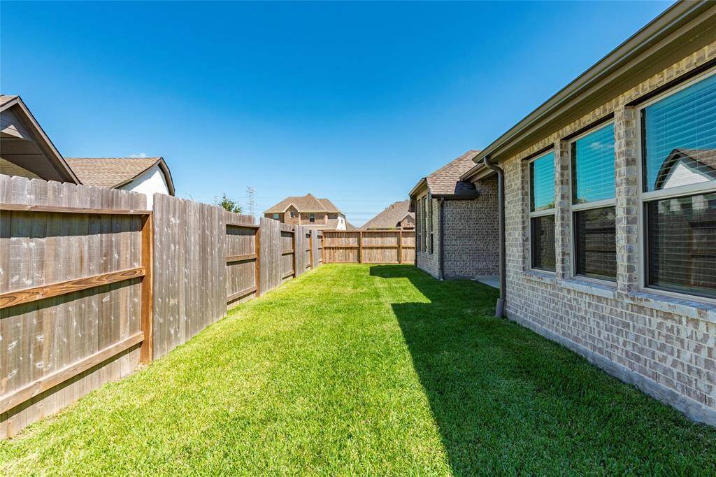 Another view of the backyard space.