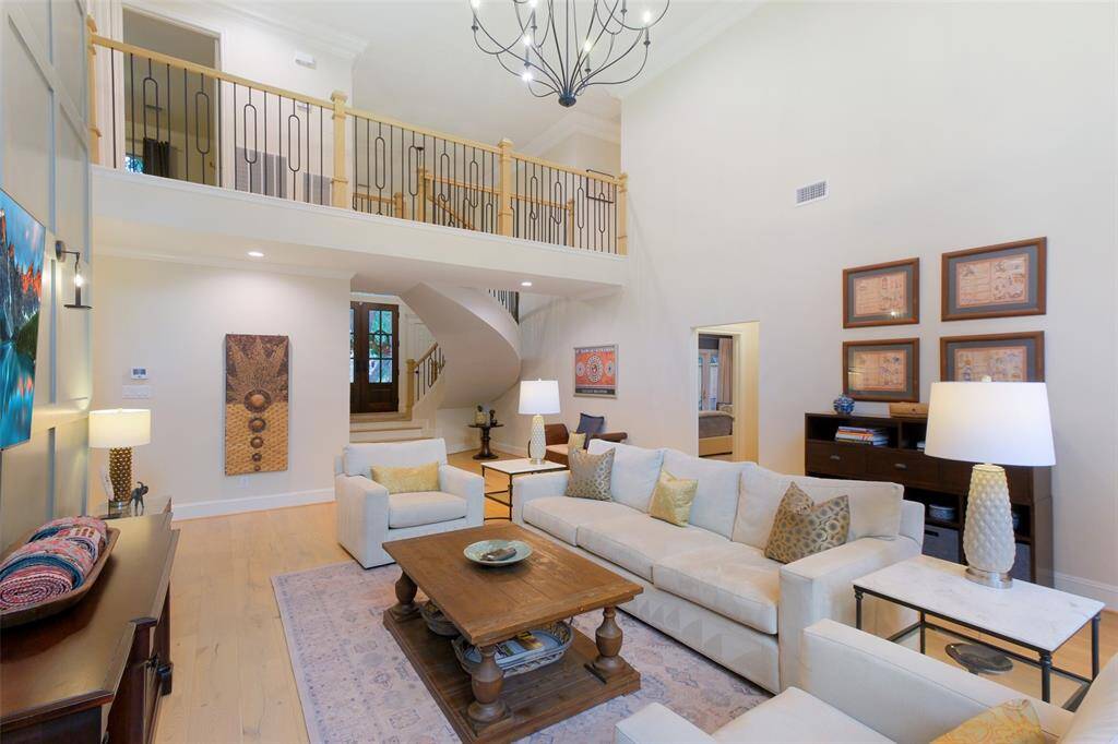 Primary Bedroom and Powder Bath are located directly off this Living Room.