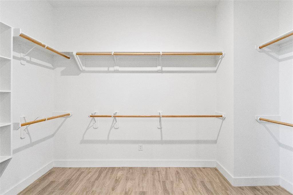 Primary closet