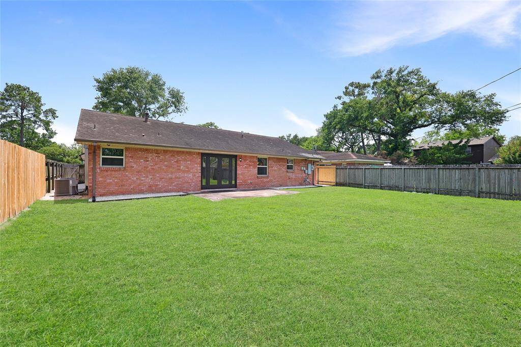 Possibilities are endless with this spacious backyard