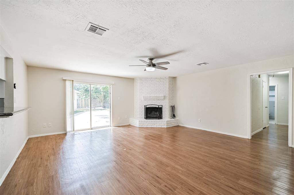 Check out the huge Family Room with fireplace!