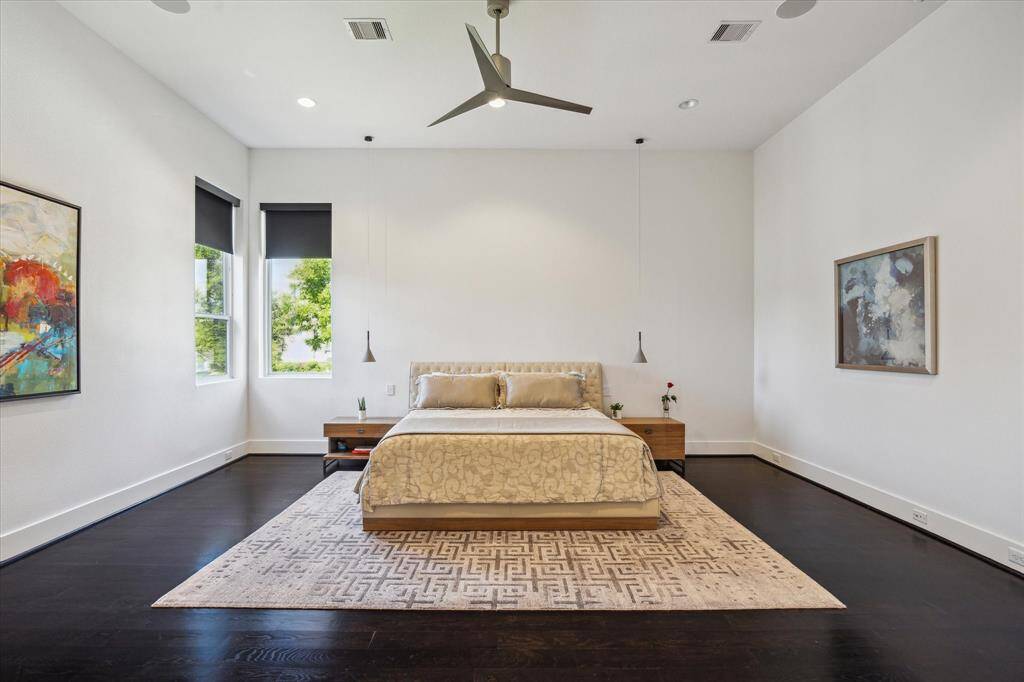 Welcome to this luxurious primary suite with a sitting area.