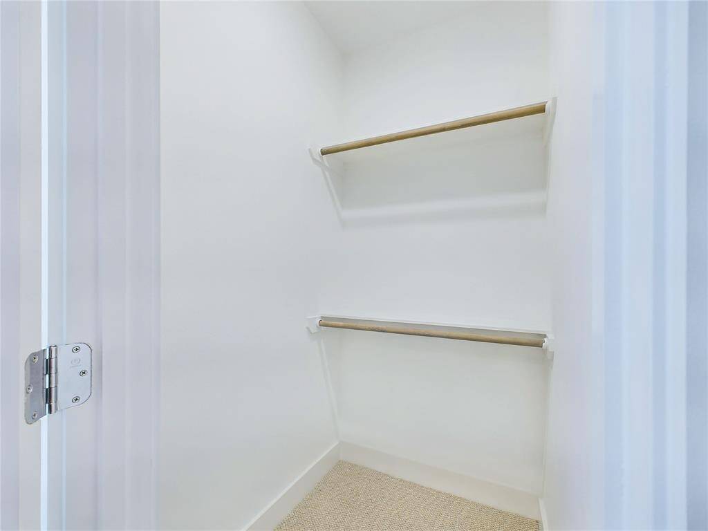 Secondary Closet located on second floor.