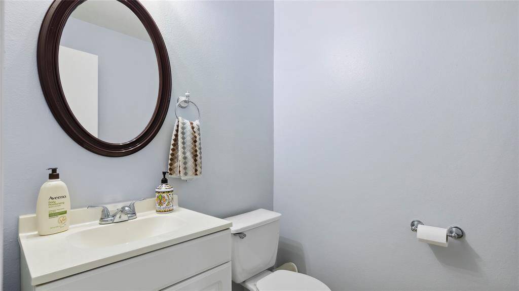 Half bath downstairs