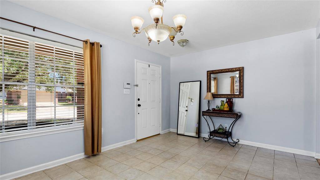 Enter into your new house.