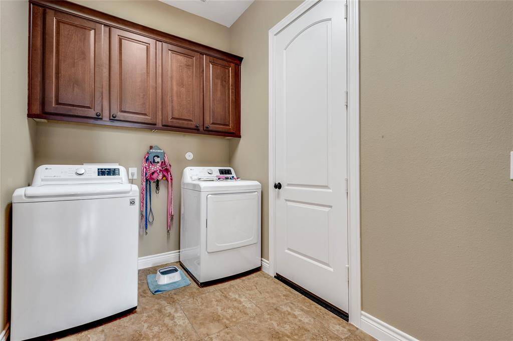 No wash day blues here! Plenty of storage.