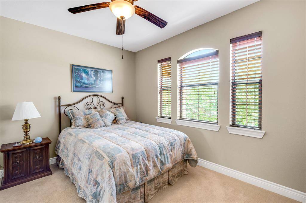 Upstairs bedroom has lot of privacy.