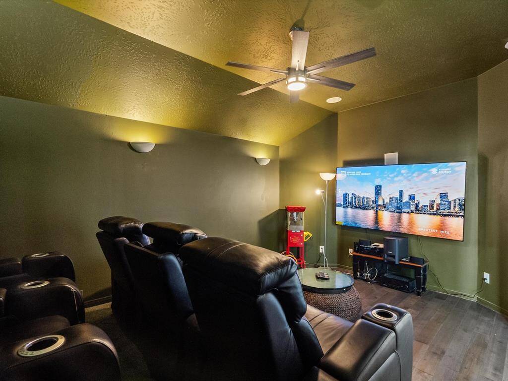 Dedicated media room perfect for movie nights, gaming, or entertaining