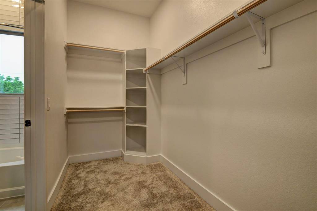 Second closet in the bathroom.