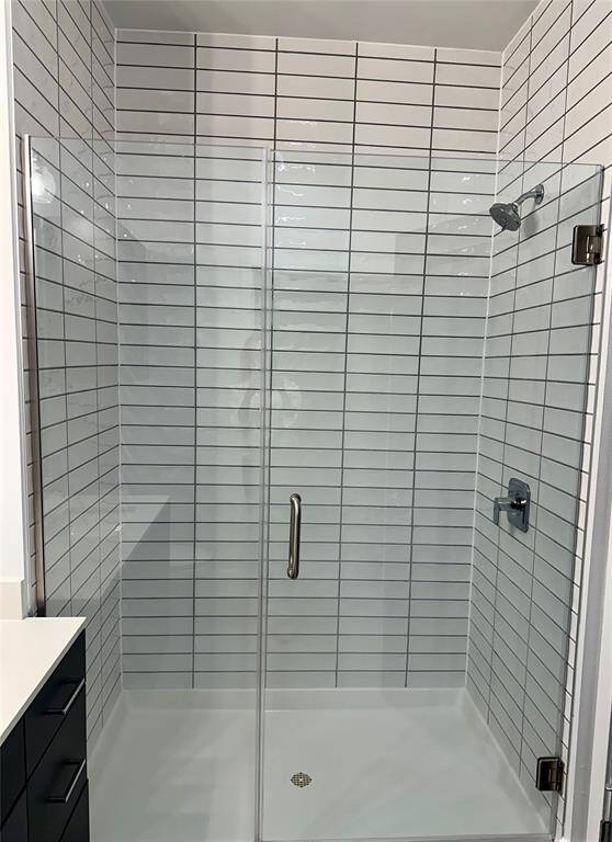 Primary bathroom with separate shower.