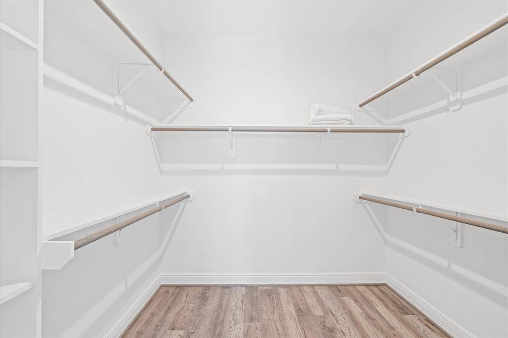 Primary walk-in closet