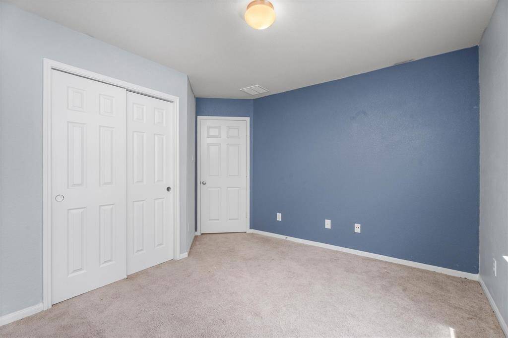 Flex space has nice closet and has a door that leads to the hallway with Bedrooms 2 & 3!