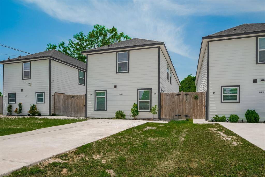 Unit A on right side of property