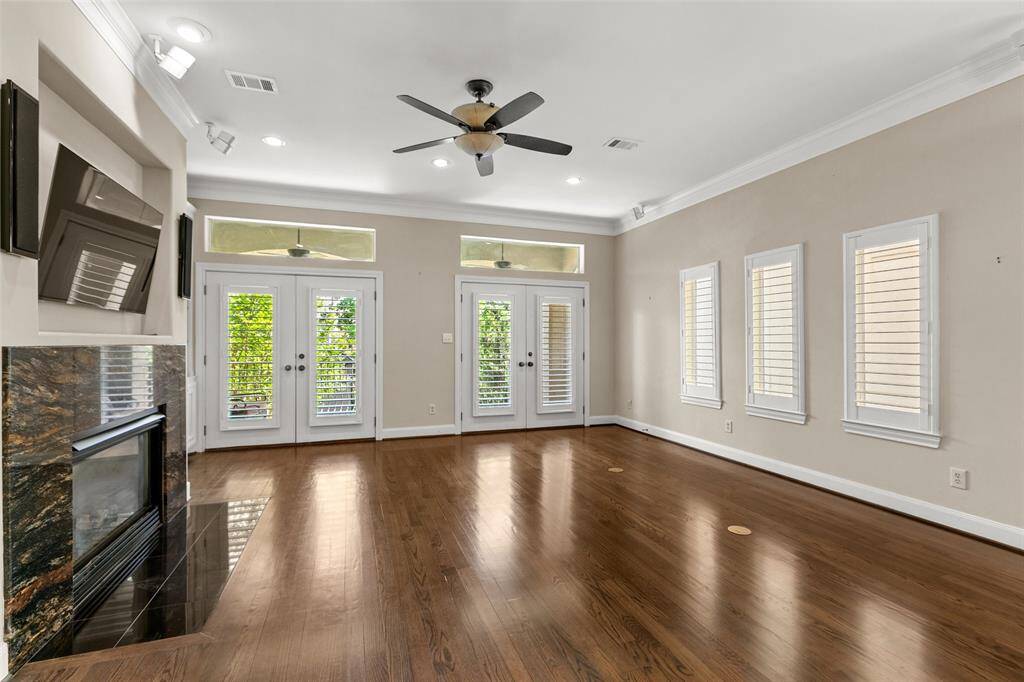 Living Room Boost rich hardwoods