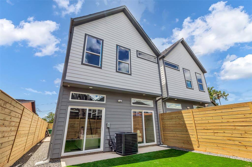 A view of the back of your home from the backyard.