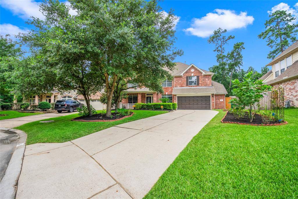 Long and double driveway