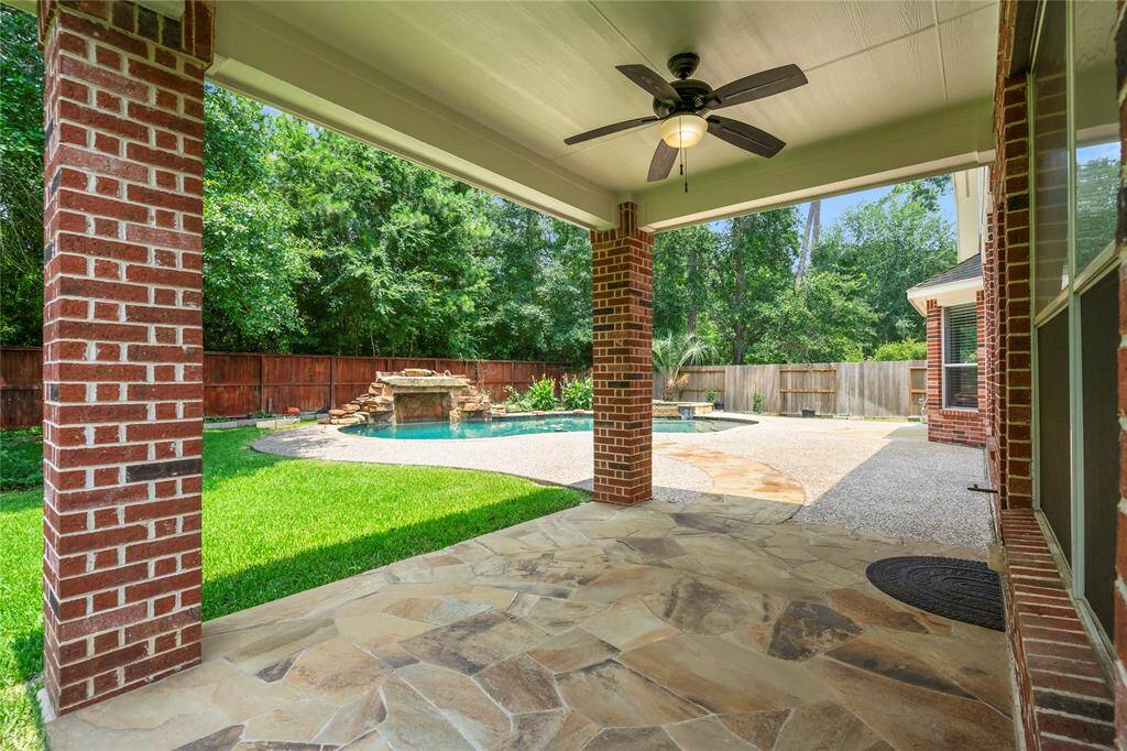 Texas BBQ in your own backyard with shade and fan