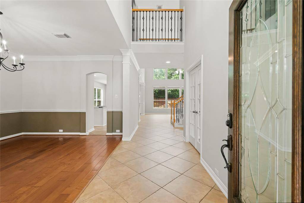 Tile floors in high traffic areas