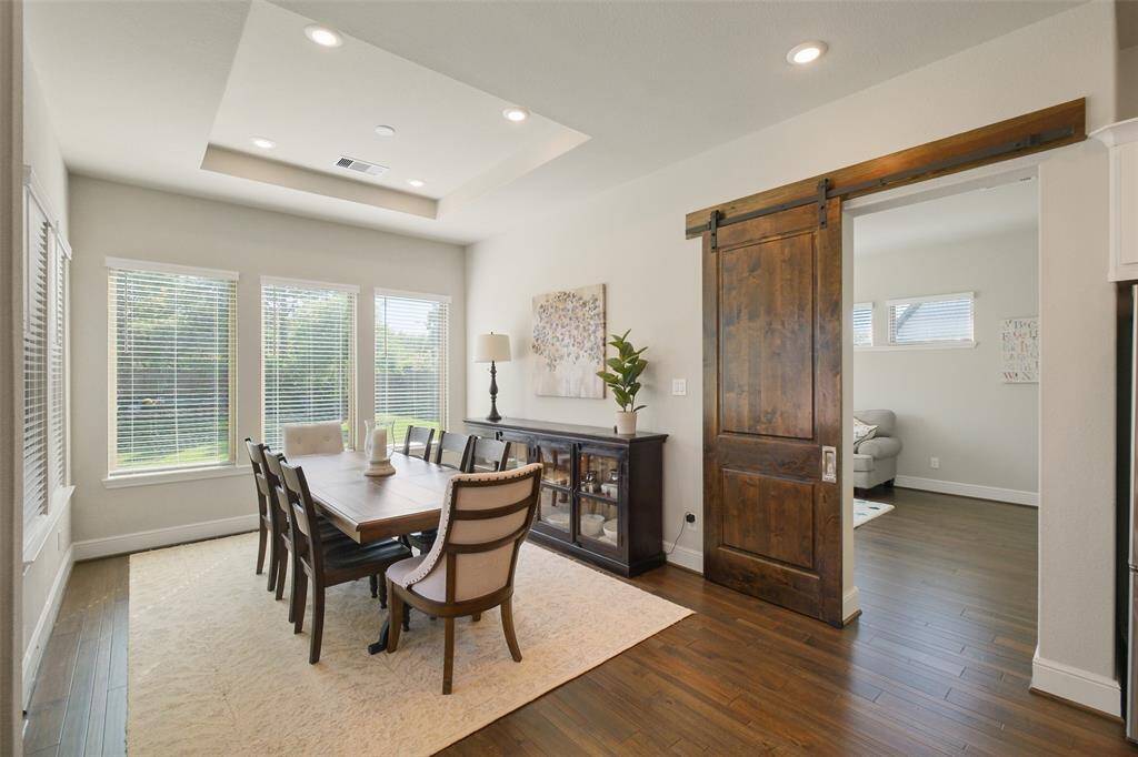Arguably the most innovative creation to modern real estate, The oversized breakfast area- Used daily instead of 200 sqft of dining room used on holidays.
