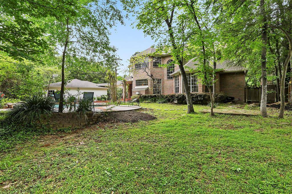 A view looking toward the home.