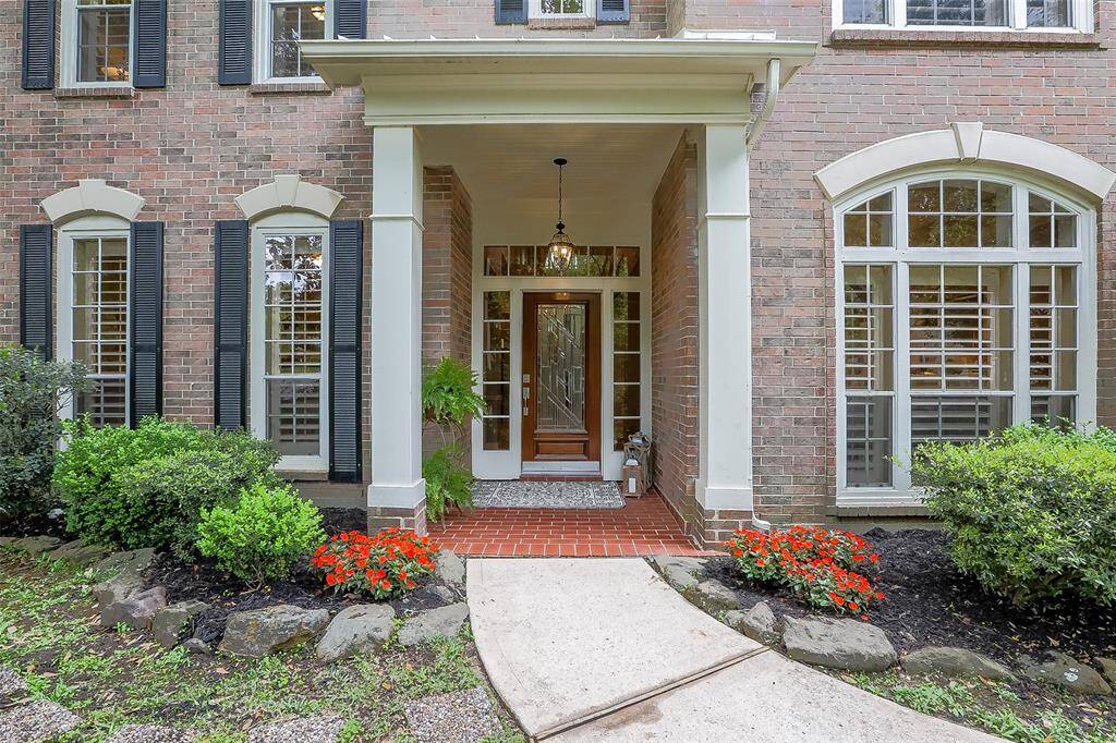 An inviting entrance.