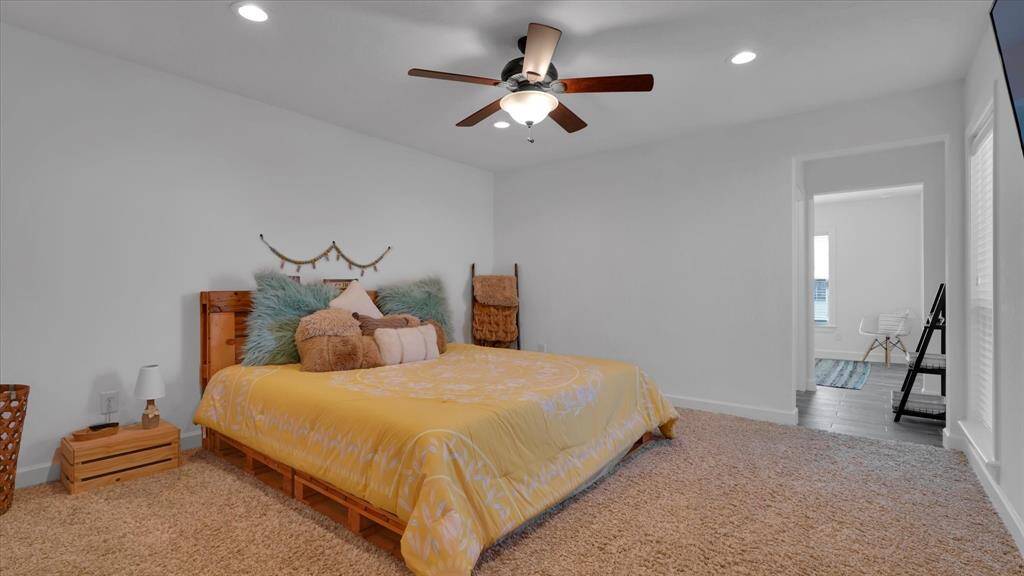 With four bedrooms, there is plenty of room to convert one of the bedrooms to a gaming, craft or exercise room