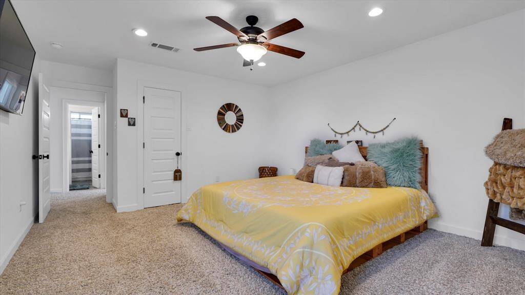 All of the rooms in the house are spacious with ample storage area.