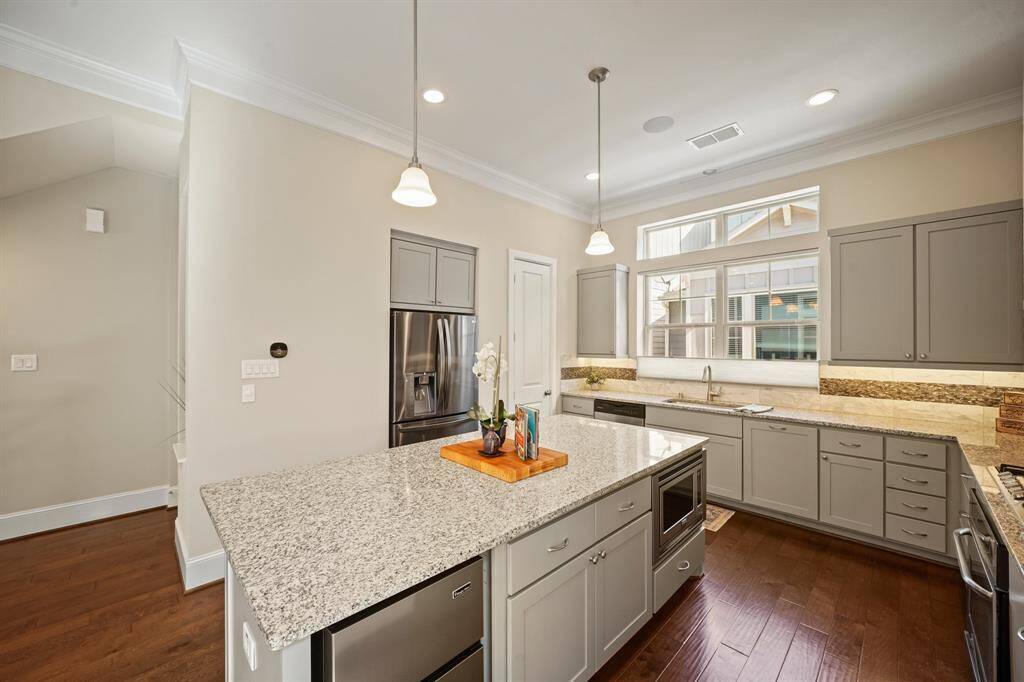 Large Windows bring in amazing light.