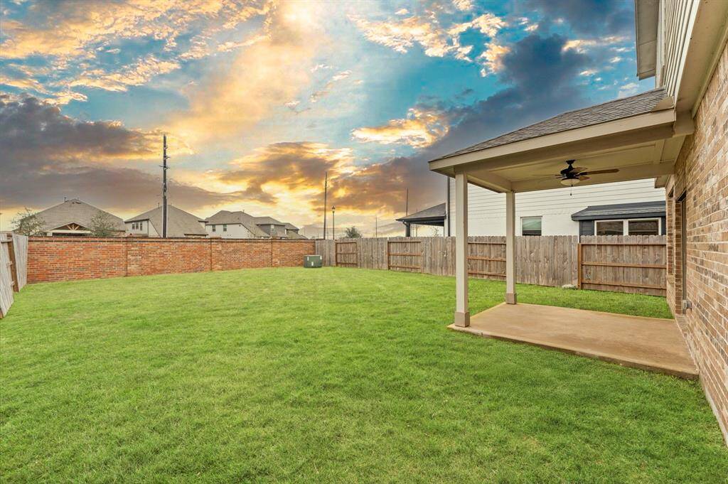 Spacious and private, the backyard is perfect for hosting gatherings or enjoying quiet moments outdoors.